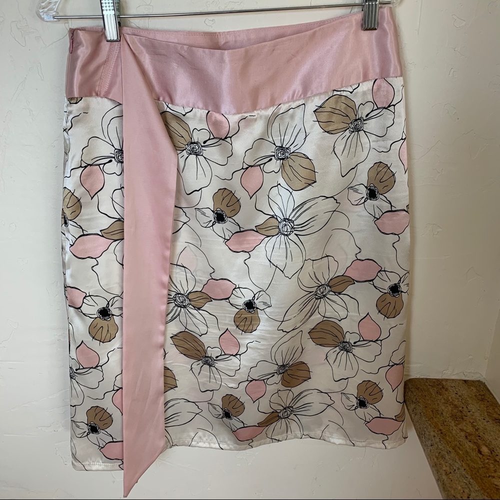 Skirt Sz 8-10 Wide Tie Sash